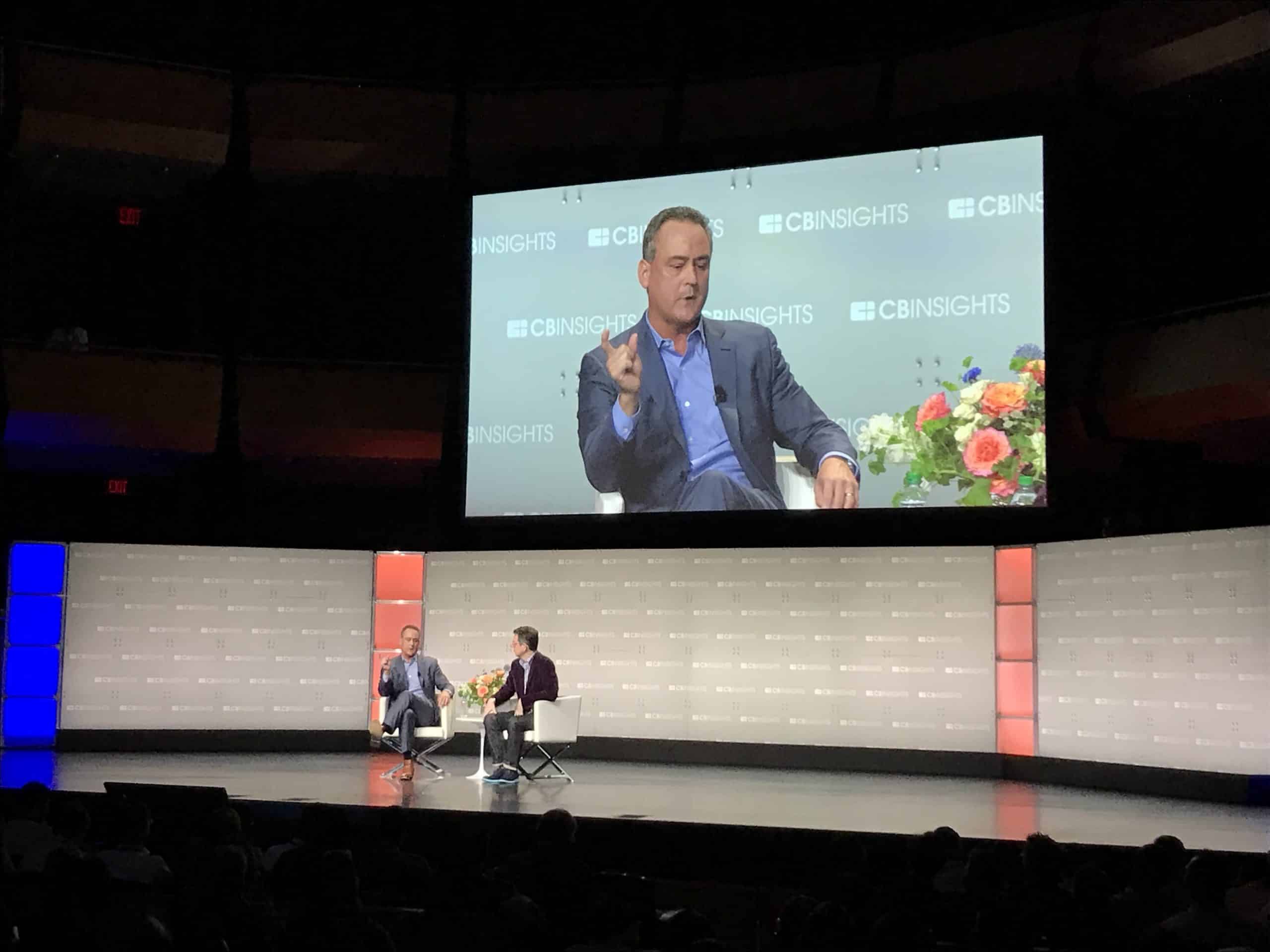 Doug Lebda, CEO of Lending Tree, speaks at CB Insights' Future of Fintech event in New York.