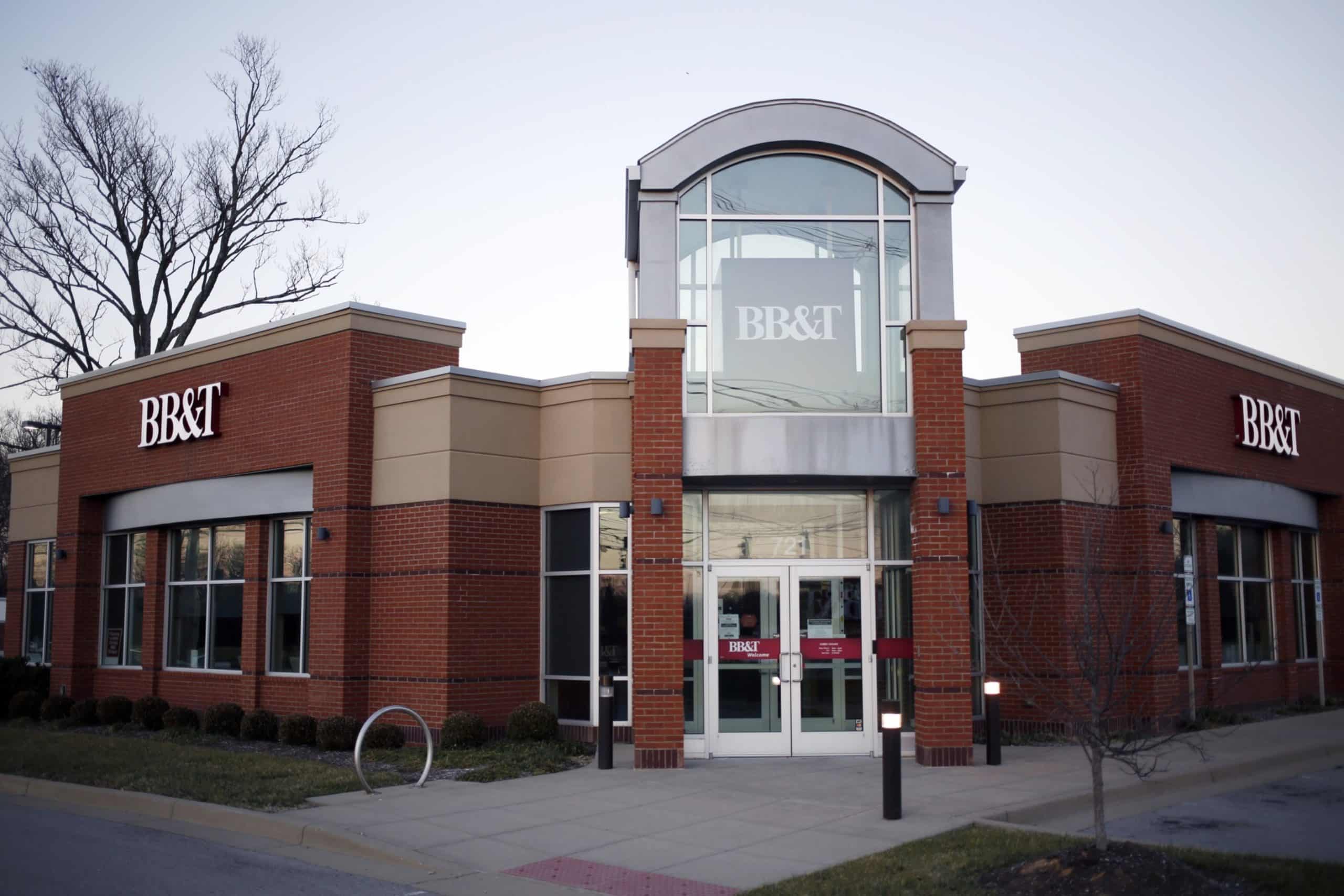 Signage is displayed outside a BB&T Corp. bank branch in Louisville, Kentucky, U.S., on Thursday, Jan. 10, 2019. Luke Sharrett/Bloomberg