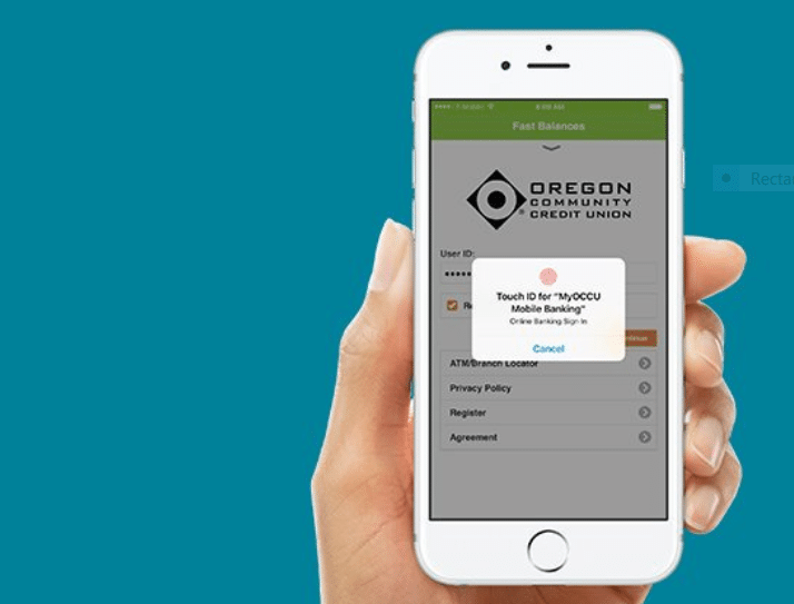 OCCU digital banking interface