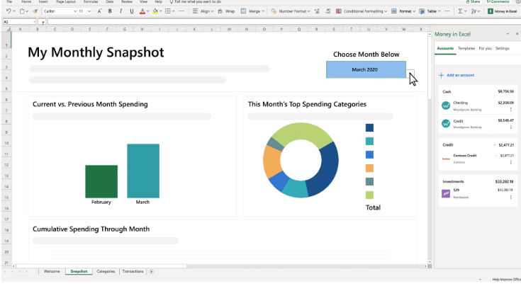 Money in Excel (image via Microsoft)