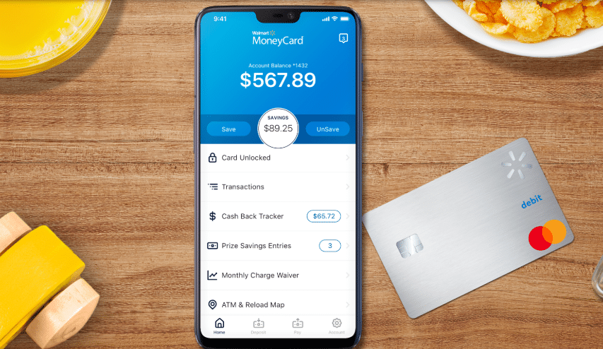 The Walmart MoneyCard. Image via Walmart.
