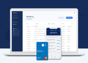 BlueVine Business Banking platform. Image via BlueVine