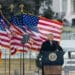 U.S. President Donald Trump speaks during a "Save America Rally" near the White House in Washington, D.C., U.S., on Wednesday, Jan. 6, 2021. Trump's months-long effort to toss out the election results and extend his presidency will meet its formal end this week, but not without exposing political rifts in the Republican Party that have pitted future contenders for the White House against one another. Photo via Bloomberg.