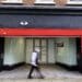 A closed Banco Santander SA bank branch in London, U.K., on Monday, June 28, 2021. The U.K. Photographer: Jason Alden/Bloomberg