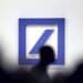 The logo of Deutsche Bank  Photographer: Daniel Roland/AFP/Getty Images