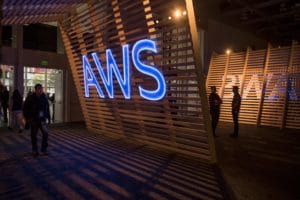 AWS neon sign