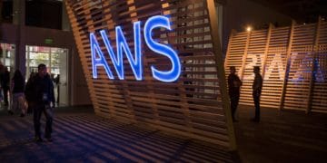 AWS neon sign