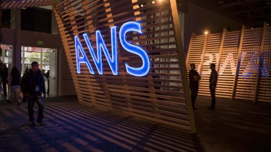 AWS neon sign
