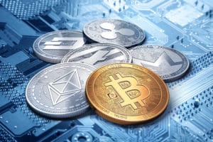 Cryptocurrencies on motherboard