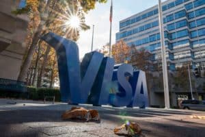 Visa headquarters in California.