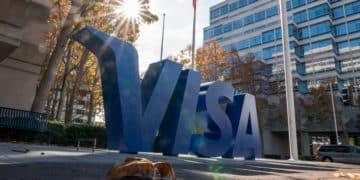 Visa headquarters in California.