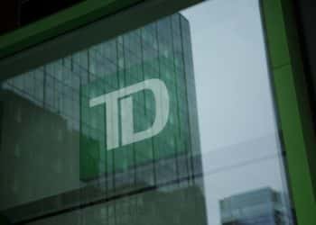 Signage on a Toronto-Dominion (TD) Canada Trust bank branch in Toronto, Ontario, Canada, on Wednesday, March 2, 2022. Toronto-Dominion Bank agreed to buy First Horizon Corp. for $13.4 billion, putting its massive capital stockpile to use for its largest deal ever and expanding its presence in the U.S. Southeast. Photographer: Cole Burston/Bloomberg