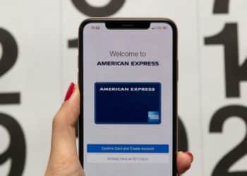 American Express Co. application on a smartphone arranged in Seattle, Washington, U.S., on Saturday, Jan. 23, 2021. American Express Co. is scheduled to release earnings figures on January 26. Photographer: Chona Kasinger/Bloomberg