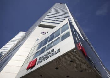 A National Bank of Canada branch in downtown Montreal, Quebec, Canada, on Thursday, April 28, 2022. Five Canadian banks had their price targets cut an average of 6% at RBC Capital Markets on prospects that escalating macro risks could weigh on profits. Photographer: Christinne Muschi/Bloomberg