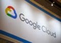 Google Cloud sign with logo