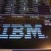International Business Machines Corp. (IBM) signage on a monitor on the floor of the New York Stock Exchange (NYSE) in New York, US, on Friday, Aug. 26, 2022. Stocks sank as Jerome Powell gave a short and clear message that rates will stay high for some time, pushing back against the idea of a Federal Reserve pivot that could complicate its war against inflation. Photographer: Michael Nagle/Bloomberg