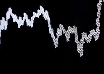 A data graph tracks the movement of stocks on the stock exchange in Germany. Photographer: Bloomberg Creative Photos/Bloomberg Creative Collection