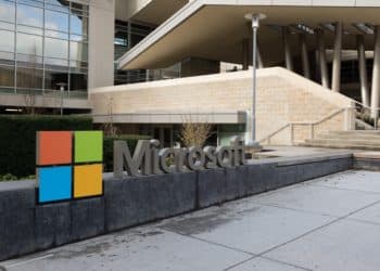 Signage outside the Microsoft Campus in Redmond, Washington, U.S., on Thursday, March 3, 2022. Microsoft Corp. has begun calling employees back to its headquarters in recent weeks, but its return-to-office strategy hinges on hybrid work. Photographer: Chona Kasinger/Bloomberg