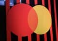 Signage for Mastercard during the Singapore FinTech Festival in Singapore, on Thursday, Nov. 3, 2022. The conference runs through Nov. 4. Photographer: Lionel Ng/Bloomberg