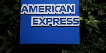 Signage is displayed inside the American Express Co. Centurion Lounge during a media preview event at Los Angeles International Airport (LAX) in Los Angeles, California, U.S., on Thursday, March 5, 2020. AmEx has told shareholders that spending on membership services, which includes its lounge collection, will be its fastest-growing expense this yearcost decisions that came prior to the current crimp on global travel due to coronavirus. Photographer: Patrick T. Fallon/Bloomberg