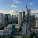 Skyscrapers stand on the financial district skyline in Frankfurt, Germany, on Wednesday, Sept. 2, 2020. Partly thanks to the governments stimulus program, German activity has staged a strong rebound after collapsing in the second quarter, and companies have turned slightly more optimistic that it will continue to accelerate into next year. Photographer: Alex Kraus/Bloomberg