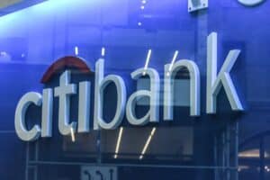 A Citibank sign in New York