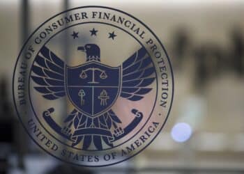 The Consumer Financial Protection Bureau headquarters in Washington, D.C., U.S., on Wednesday, Dec. 23, 2020. The Trump administration has done its best to cut the CFPB giving large banks a reprieve from aggressive enforcement and new rules. With Joe Biden ascending to the White House, Wall Street is worried it will be quickly resurrected. Photographer: Ting Shen/Bloomberg