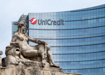 The Unicredit SpA headquarters in Porta Nuova business and shopping district in Milan, Italy, on Monday April. 30, 2024. Italy has grown in attractiveness for both foreigners and its own nationals, offering generous tax breaks including a 100,000 ($106,550) flat tax on income earned abroad. Photographer: Francesca Volpi/Bloomberg