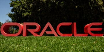 Oracle signage Photographer: David Paul Morris/Bloomberg