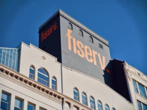 Exterior view of the Fiserv headquarters in Milwaukee
