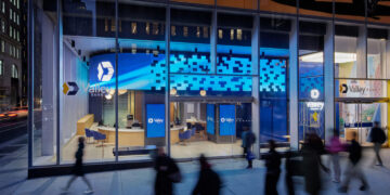 Exterior of a Valley Bank branch