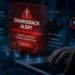 a chargeback alert on a screen
